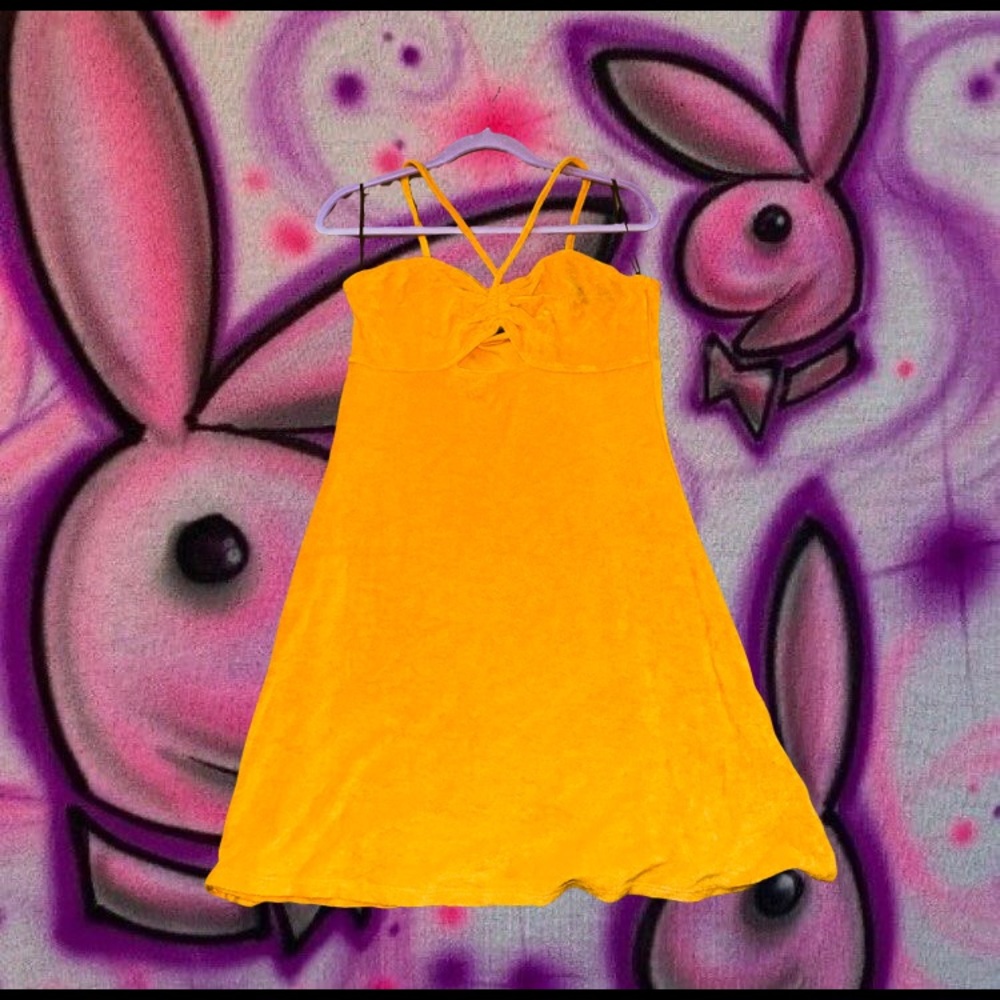 SOLD Terry cloth halter dress SOLD